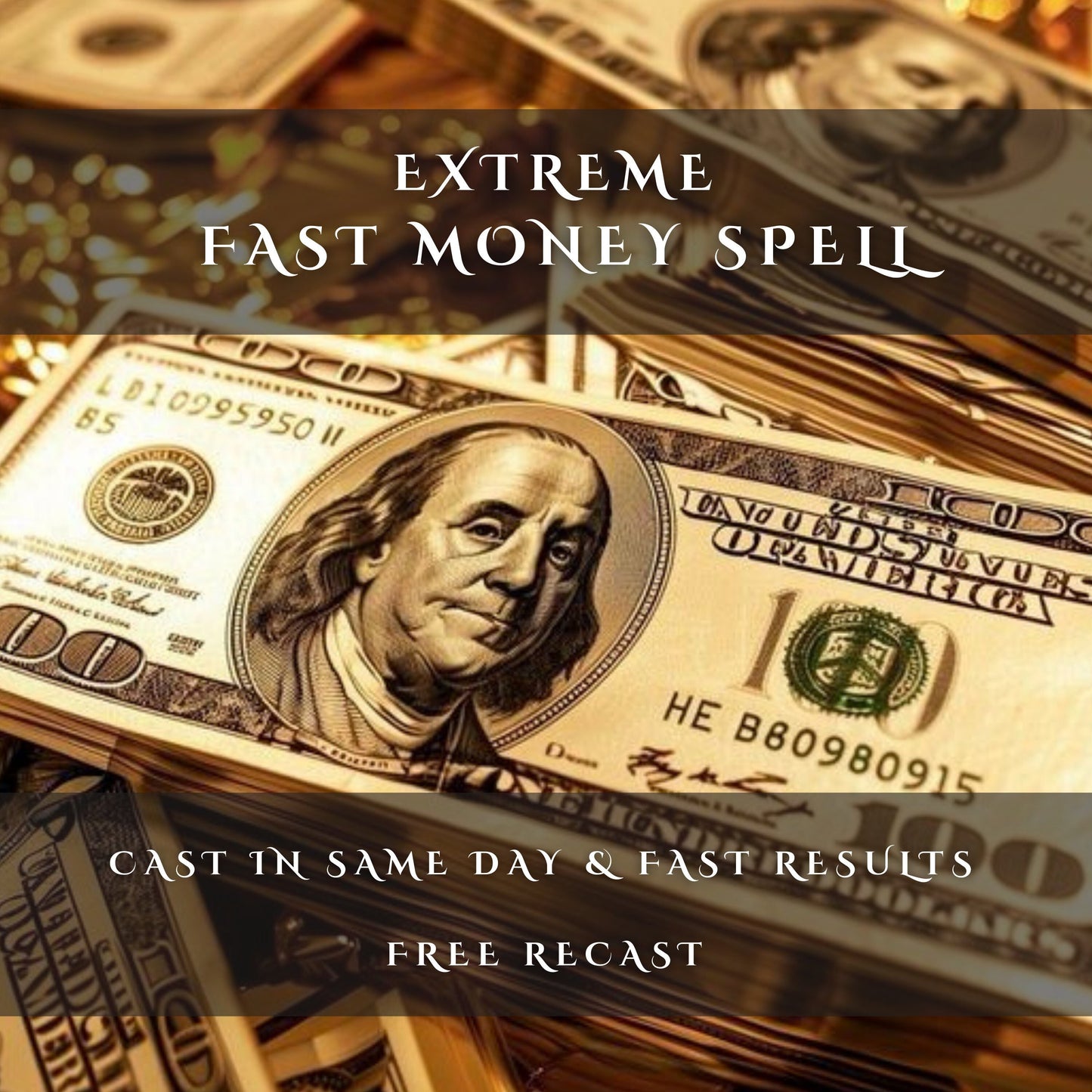 Extreme Black Fast Money Spell