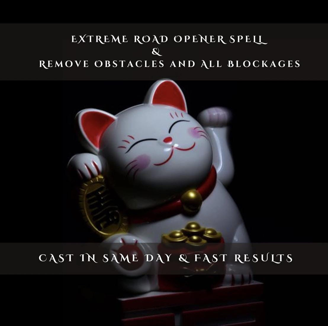 Strongest Road Opener Remove Obstacles and All Blockages Spell