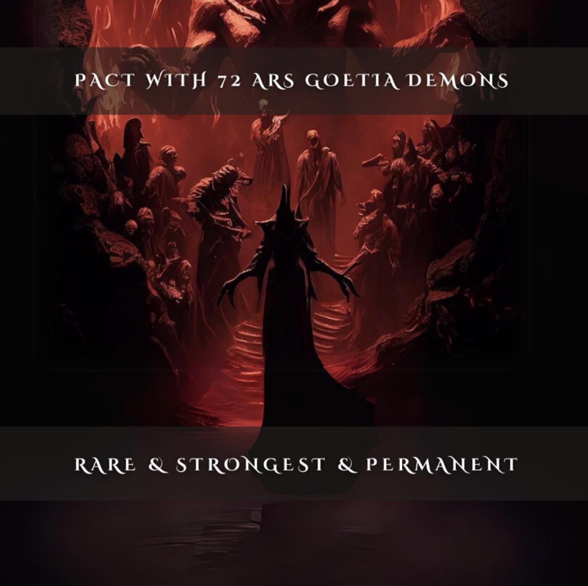Strongest 72 Ars Goetia Demons Rarest Demonic Pact