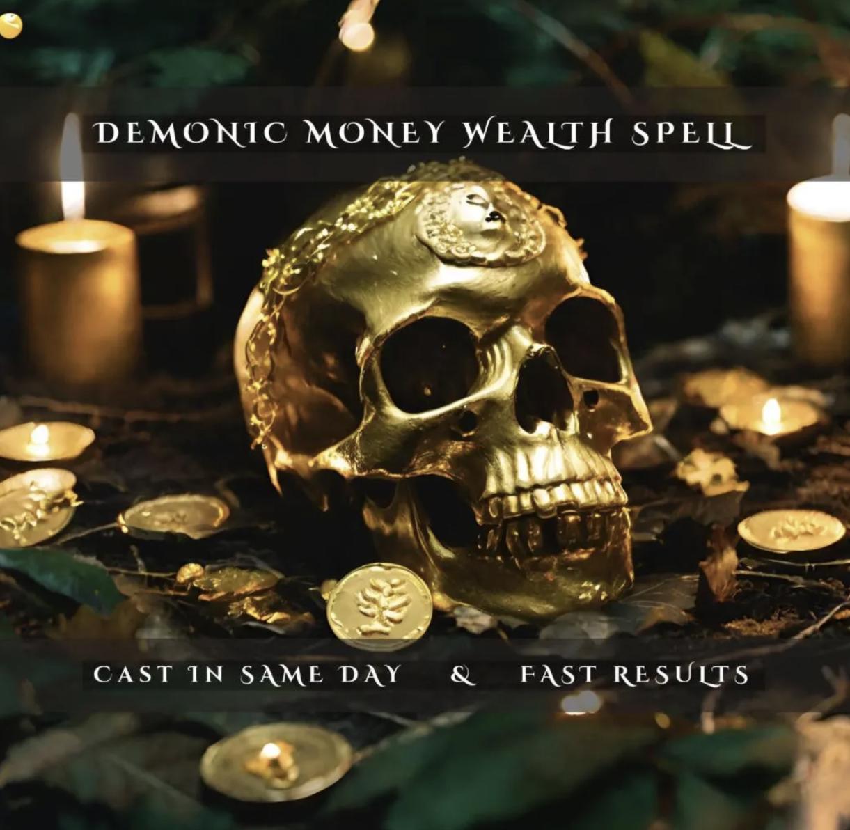 Demonic Money Wealth Spell