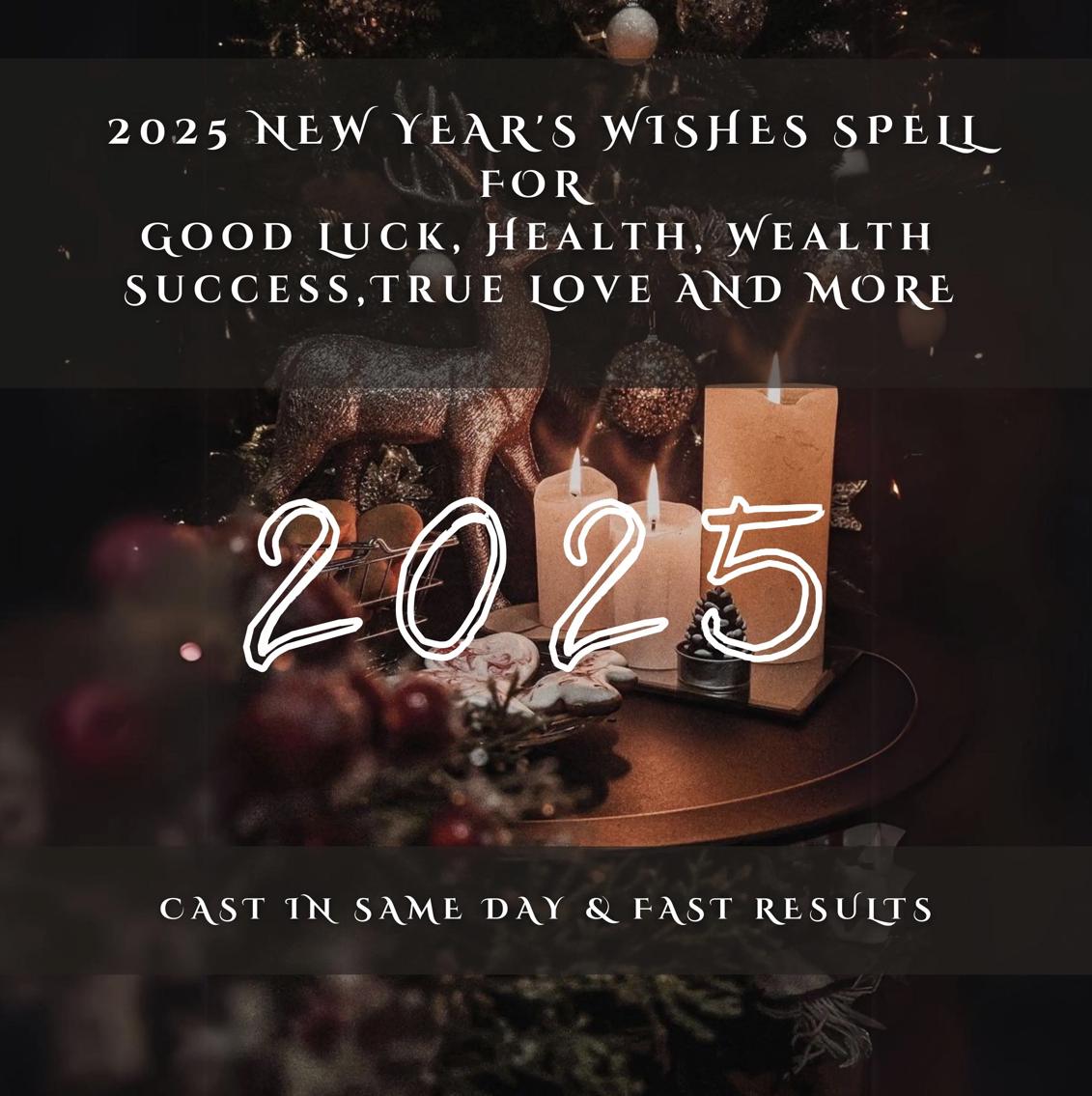 2025 New Year's Wishes Ritual – Madame Red Witch